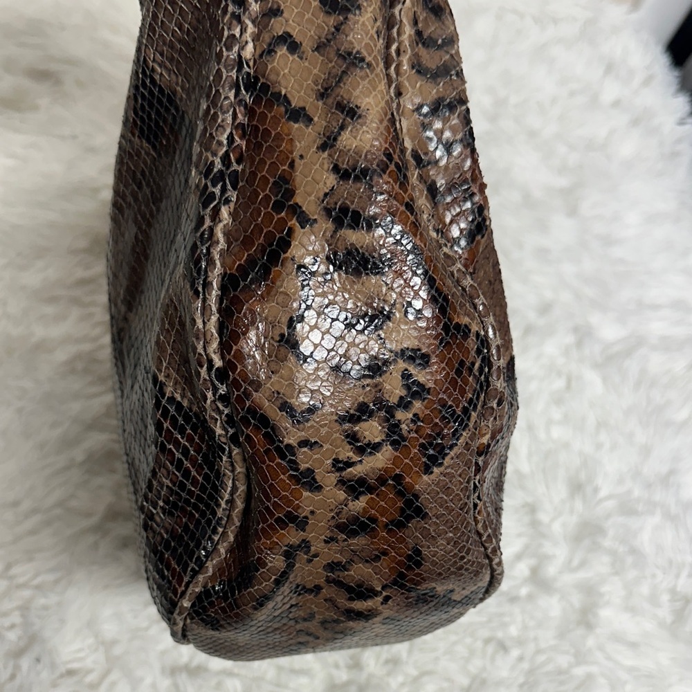 Brahmin Python Snake Print Hobo Bag - image 5
